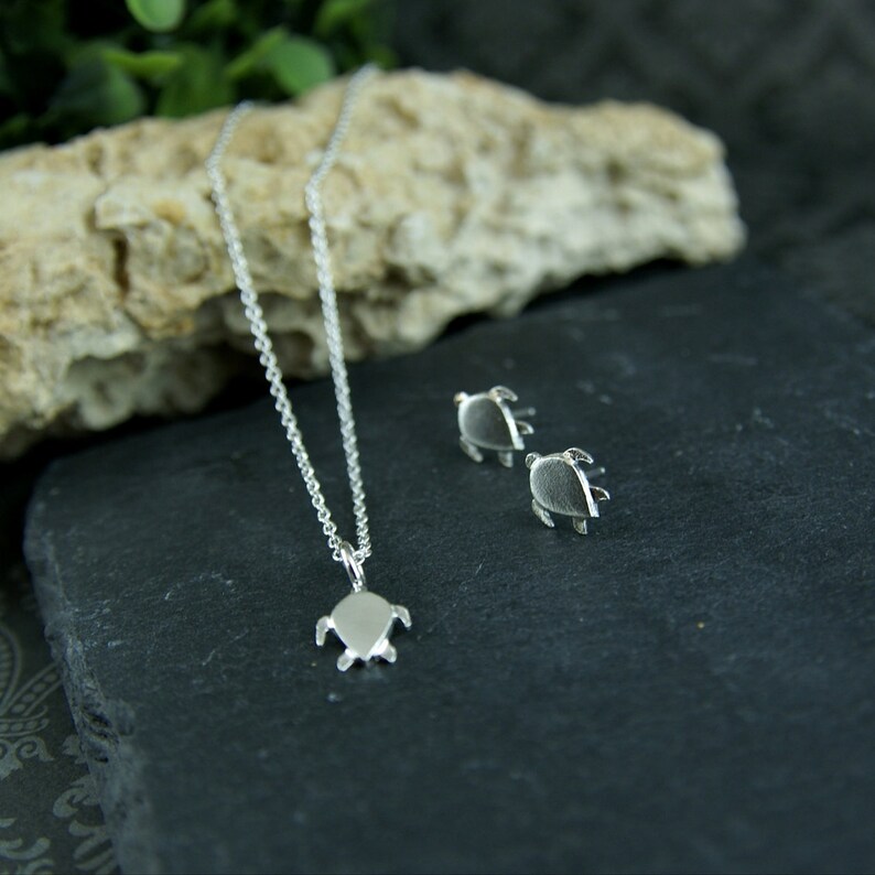 Boucles D'oreilles Tortue En Argent 925 - Pendantes Pour Femme - Bijou Symbolique Cadeau Maman, Copine