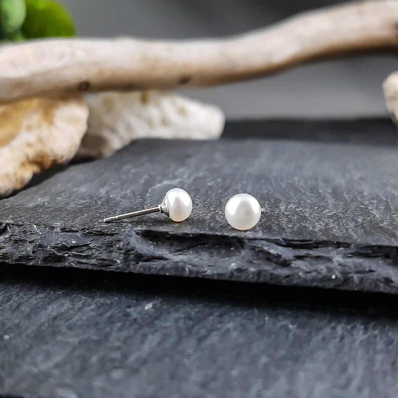 Golden Flower With White Pearl Studs