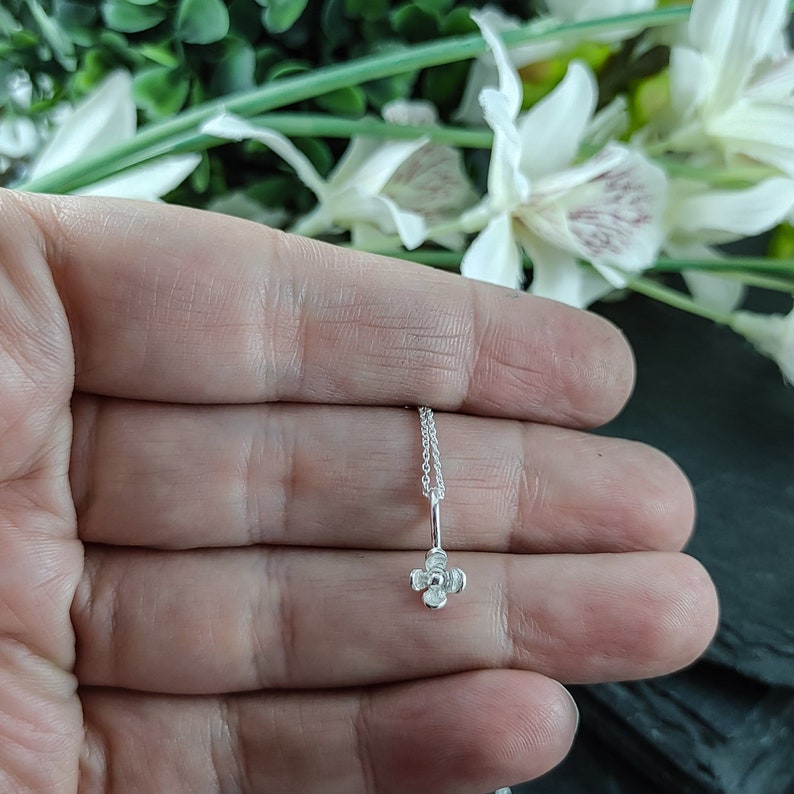 Small 925 Sterling Silver Lilac Flower Pendant for Women of Girls - Etsy