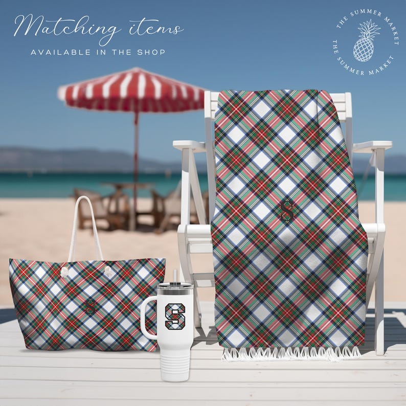 Stewart Tartan Gift Wrap, Plaid Wrapping Paper, Christmas Decor image 5