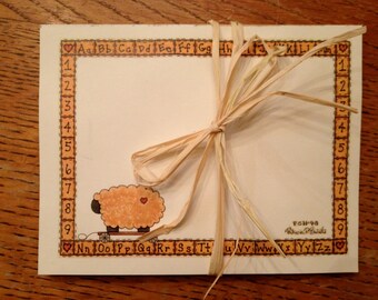 Little Lamb Note Pad