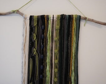 Wall Hanging Macrame Fibre Art