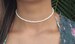 White Beaded Choker, Dainty Choker, Seed Bead Choker, Trendy Jewelry, Beaded Necklace, Bohemian Jewelry, Beach Choker, beaded chokers 