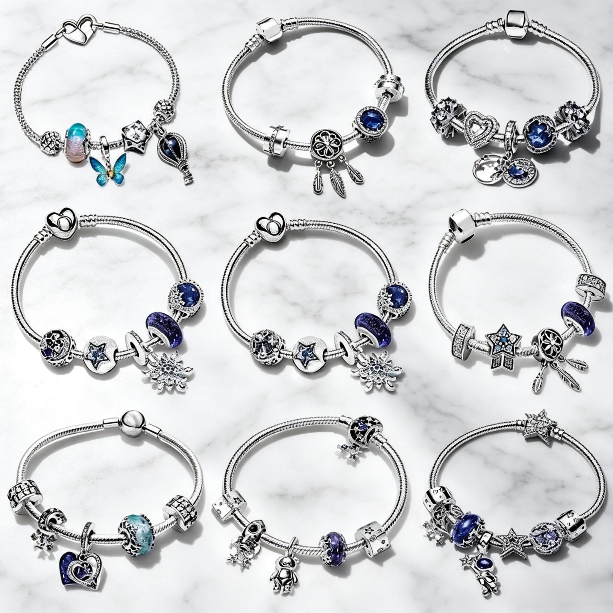 Pandora bangle snowflake - Etsy 日本