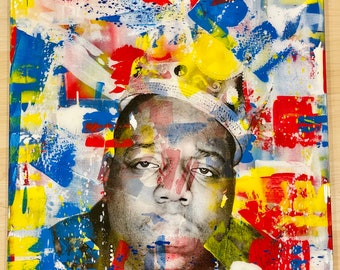 Biggie Smalls 90s Hip Hop Rap OG Music Legend Contemporary Pop Art Portraits Wall Art Gift