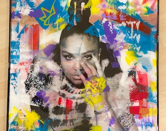 Lizzo Queen Hip Hop Music Love Tempo Cardi B Nicki Minaj Beyonce Doja Cat Pop Art Portrait Wall Art Gift Decor Canvas