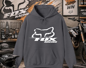 Vintage Y2K Fox Racing Motocross Grunge Full Zip Hoodie - Etsy