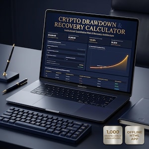 Crypto Drawdown & Recovery Calculator | Capital Preservation Matrix, Loss Streak Simulator, Monte Carlo Equity Curve | Interactive App