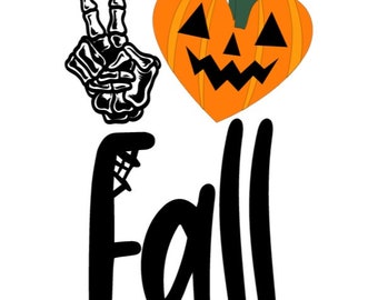 Fall Pumpkin Peace png jpeg tiff pdf files image