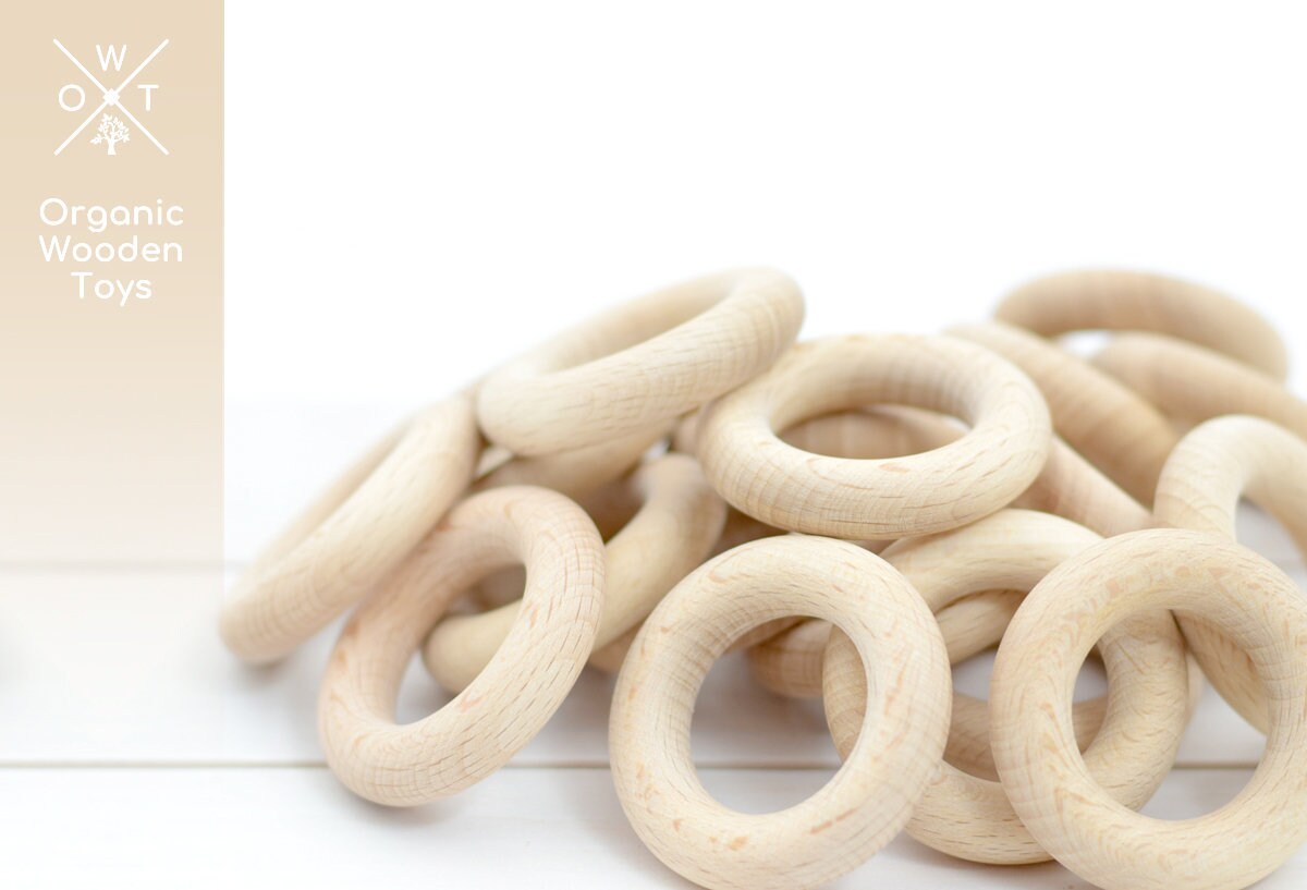Wooden teething ring wholesale new arrivals
