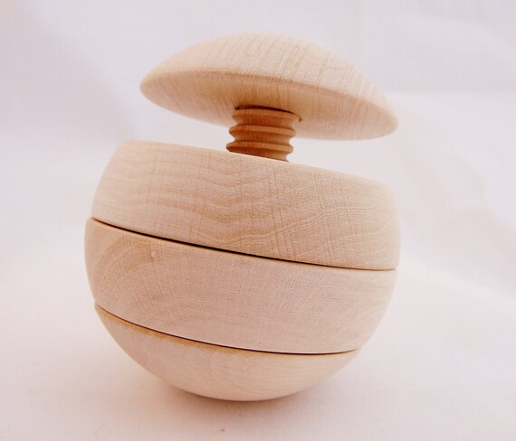 wooden puzzle ball