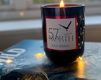 Scottish Wild Berries Soy Candle | Scottish Gift for Her | Luxury Scented Candle | Cozy Home Decor | Handcrafted Scotland Present