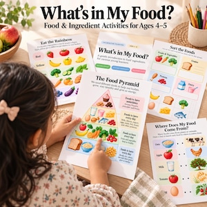Ernährungspyramiden für Kinder | Arbeitsblätter zur Ernährung | Aktivitätenpaket zum Thema Essen für Kinder | Vorlagen für gesunde Ernährung zum Ausdrucken | Arbeitsblätter für den „Lebensmitteldetektiv“