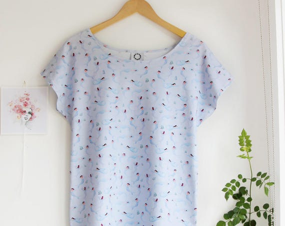 Mermaid Tee in Organic Cotton Jersey