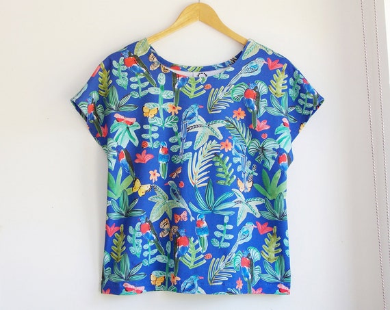 Rainforest Tee in Organic Cotton Jersey.