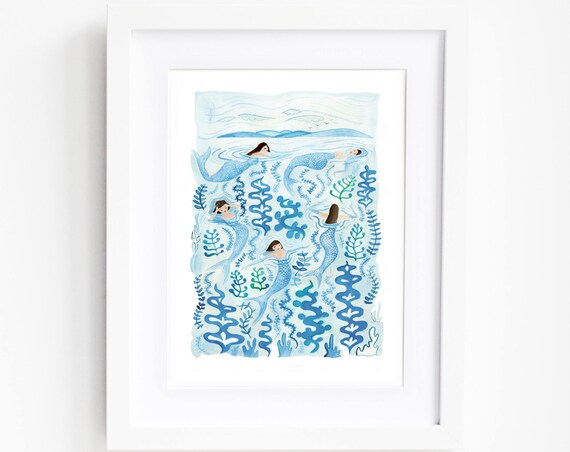 SALE! Mermaids Art Print