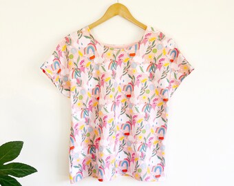 Sunshine Rainbow Cockie Tee.