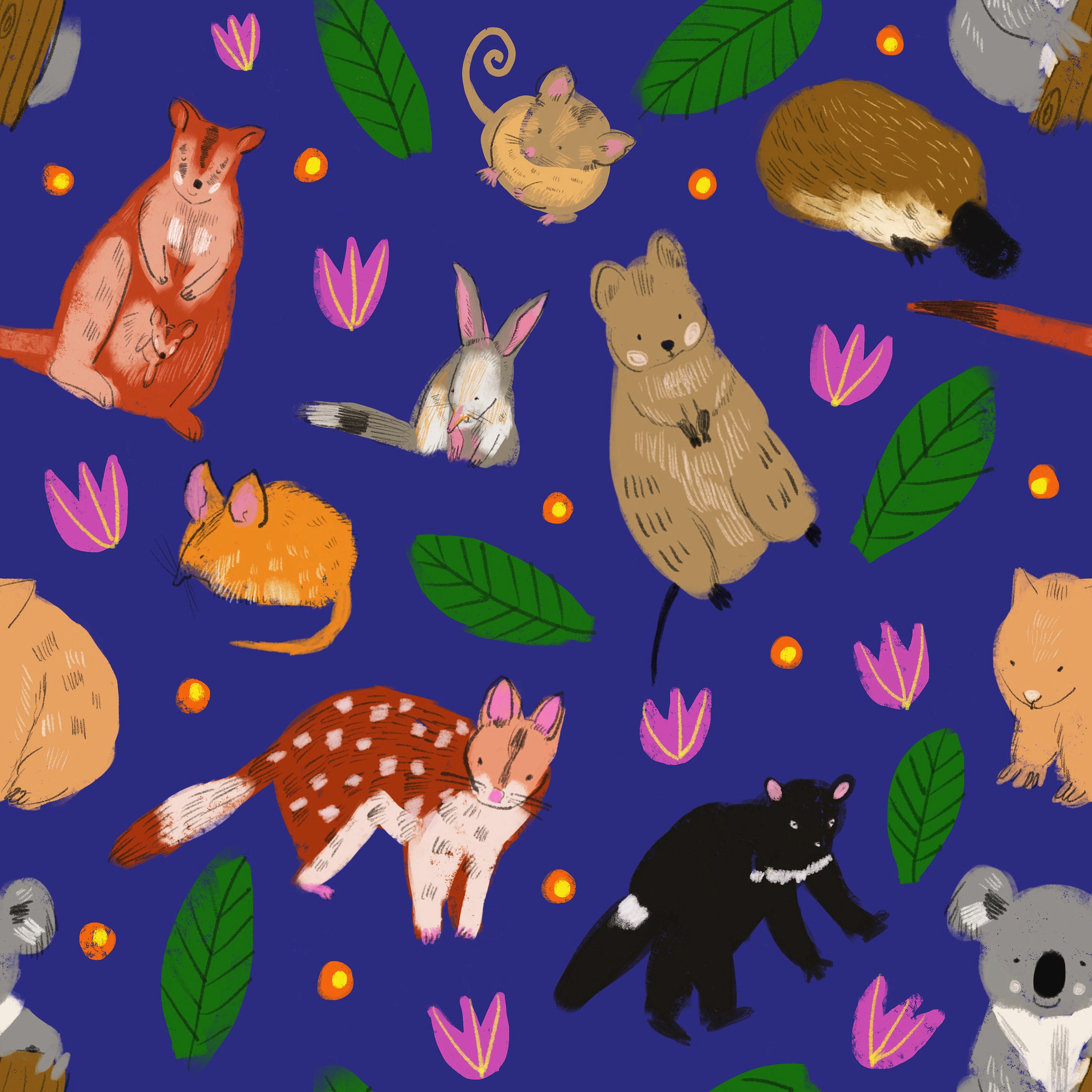 marsupial en 5 lettres