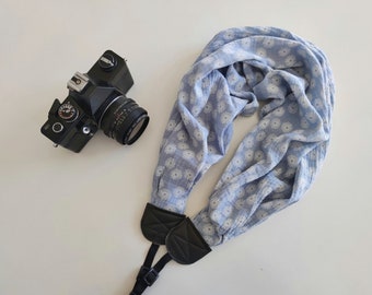 Camera Strap Scarf Camera Strap Fabric and Flower Camera Strap Camera Scarf Strap DSRL Camera Strap Photography Prop Camera Accessories