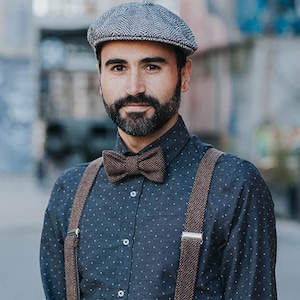 Szelki i mucha w zestawie dla pana Młodego