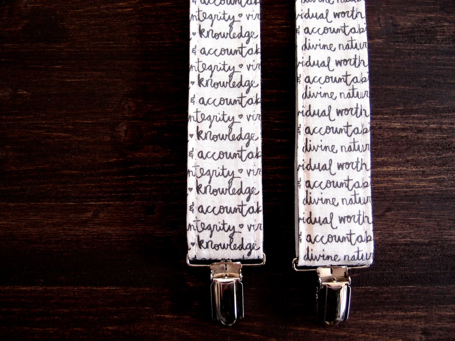 Unique Suspenders for Women With Written Words Empowerment Etsy