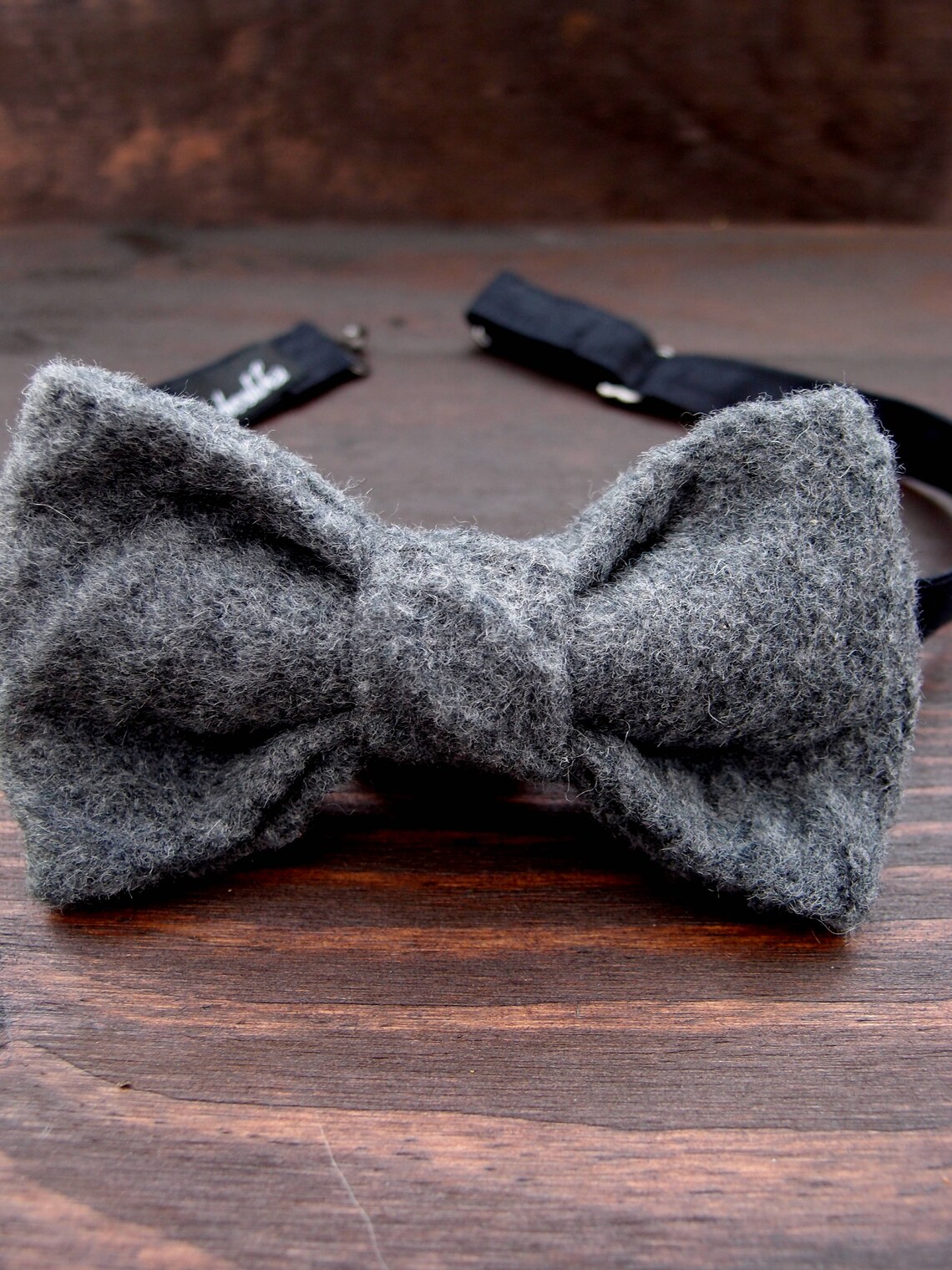 Grey Bow Tie and Suspenders Adult Suspenders Set Birthday Etsy