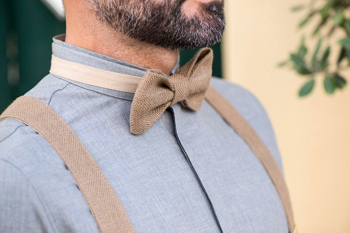 mens bow tie and braces