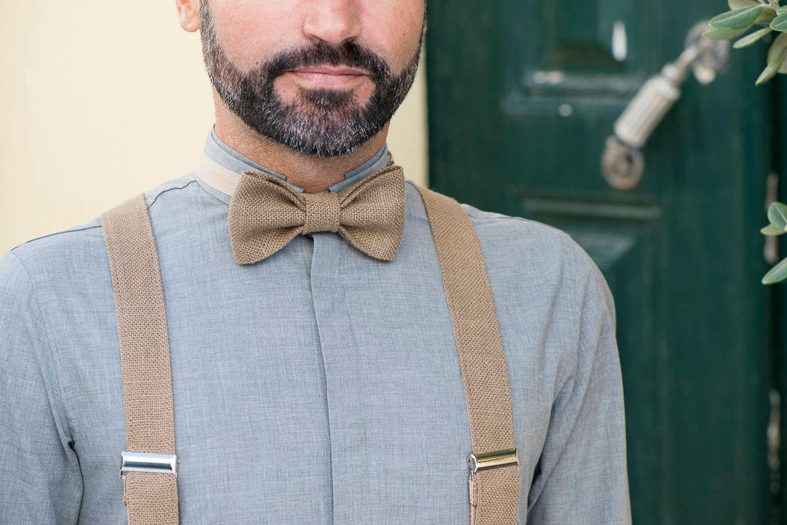 mens bow tie and braces