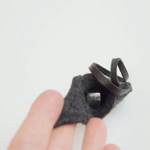 Spike Sterling Silver Ring, Gothic Punk Jewelry, Limited Edition image 9