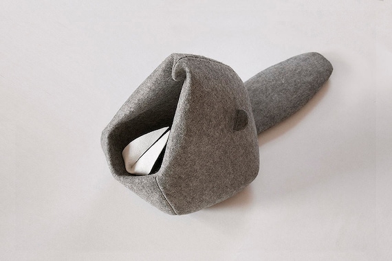 Felt Beaver Toy Storage Basket, Kids Room Decor
