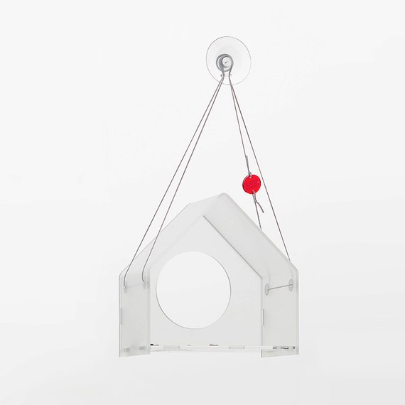 Modern Acrylic Bird Feeder Bird Feeder Hanging Bird Feeder Etsy