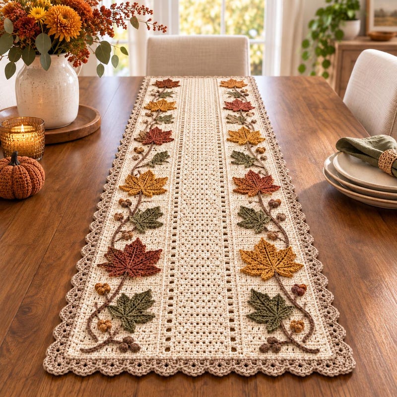 Harvest Fall Table Runner - Etsy