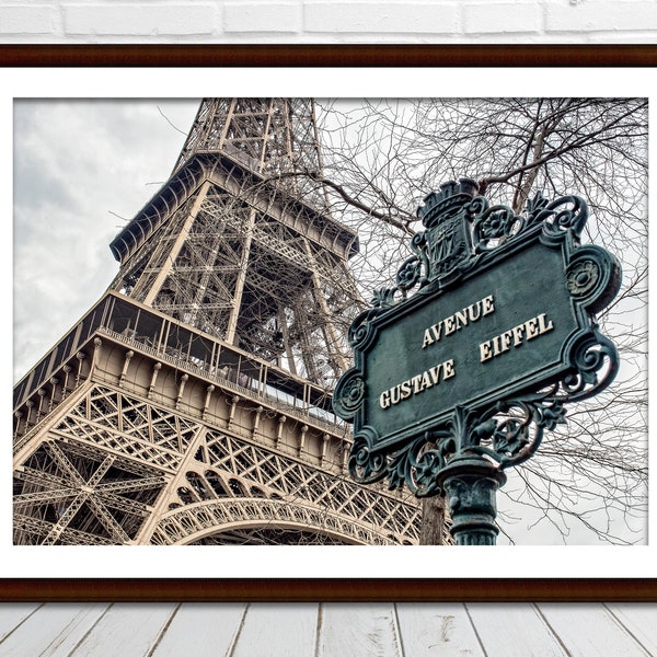 Paris Print, Paris Photography, Eiffel Tower Print, Paris Decor, Printable Wall Art, Digital Prints, Travel Photography, Digital Download