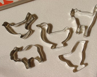 Barnyard Cookie Cutters Set of Twelve Animal Figures