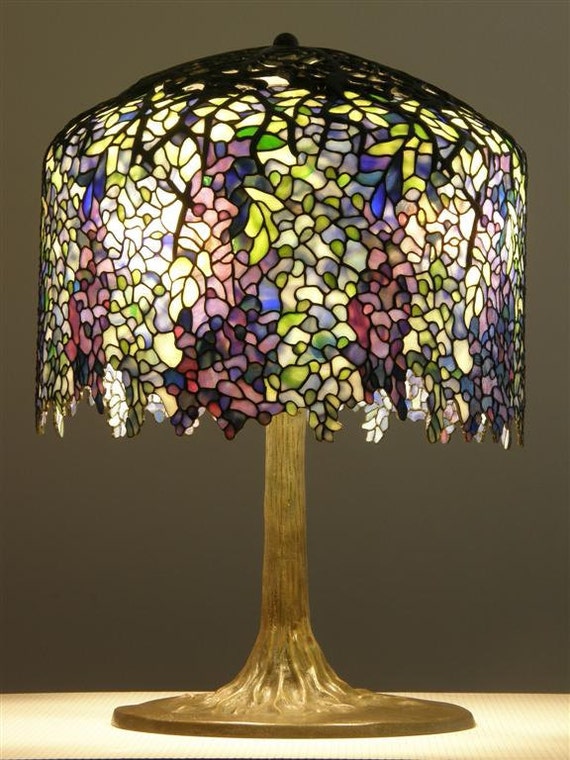 Items similar to Tiffany Wisteria Lamp, Museum Quality on Etsy