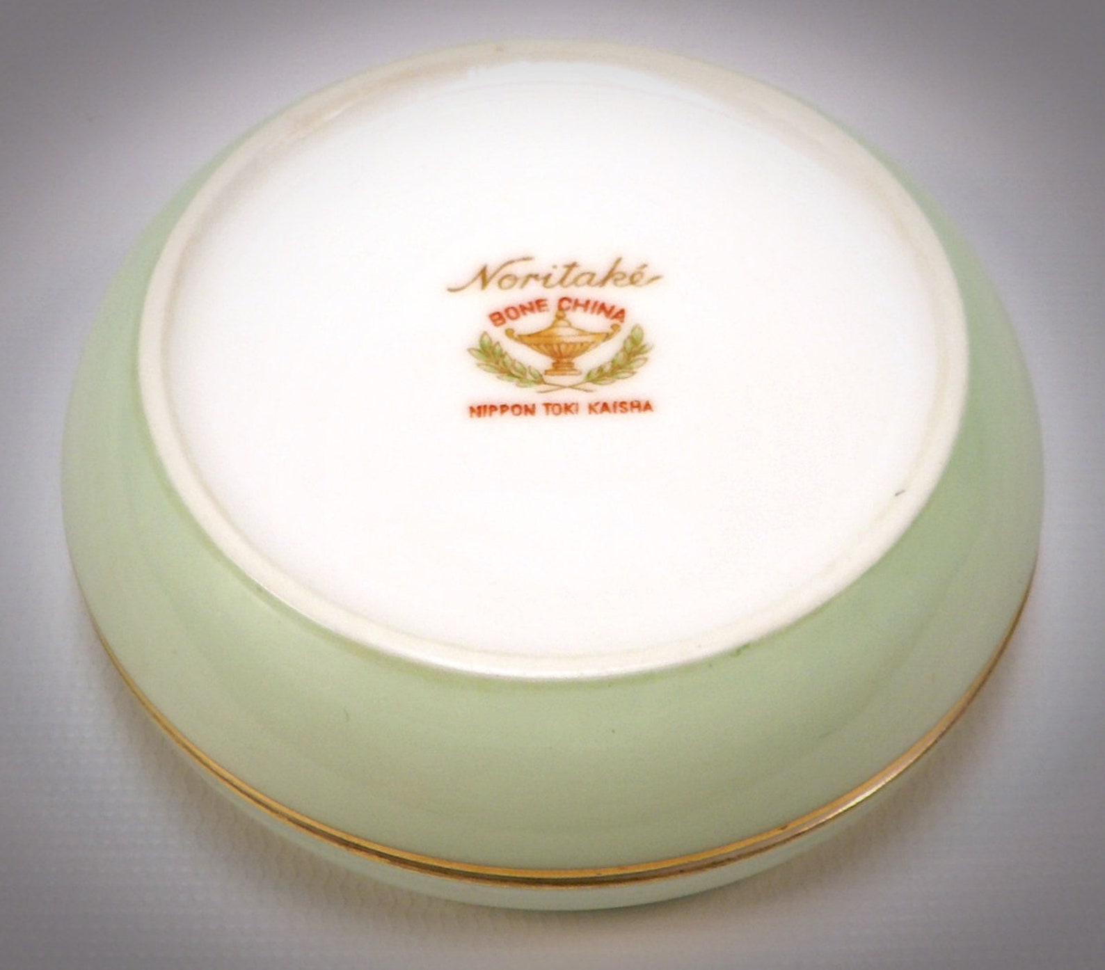 Very Rare Noritake Powder Jar Compact Lidded Dish Floral Etsy