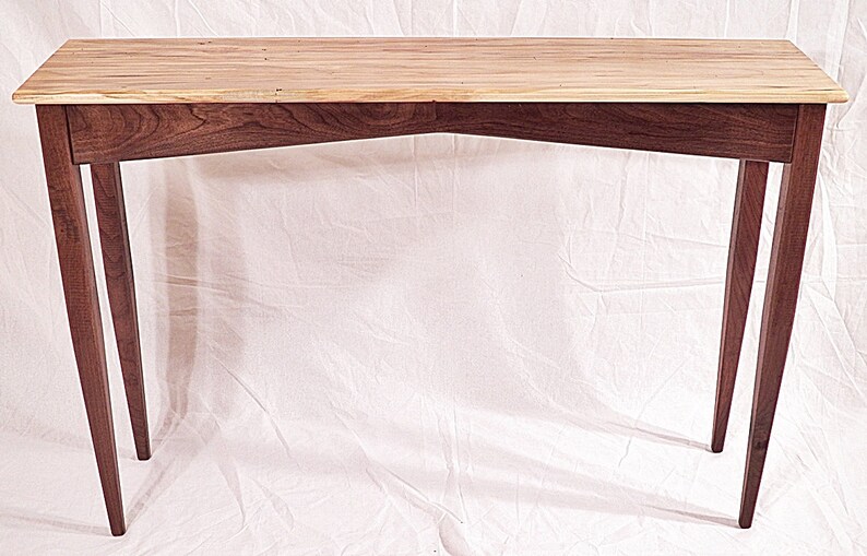 Hall Console Sofa Table Ambrosia Maple Walnut Hand Made in USA Etsy