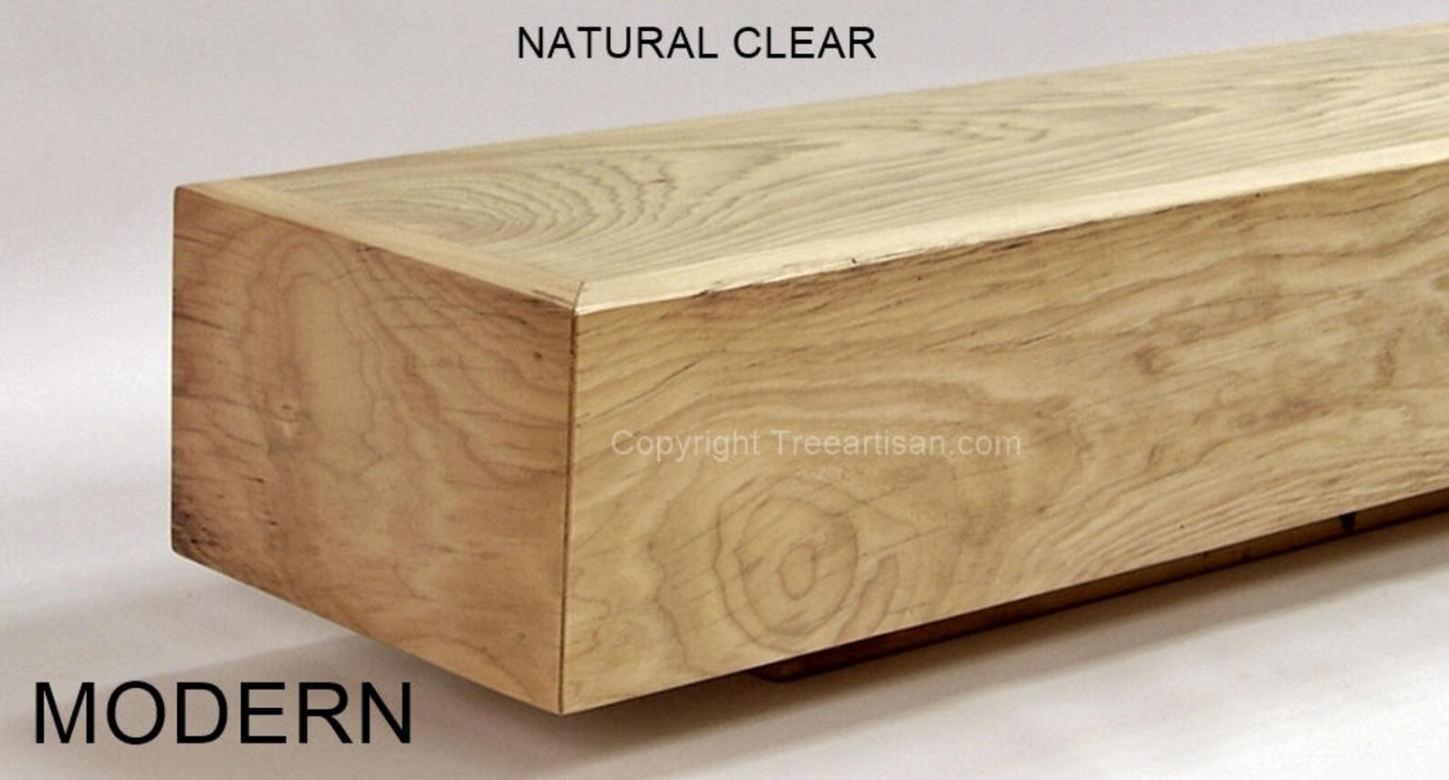 Hickory Fireplace Mantel Mantle Floating Shelf Rustic or Modern Custom