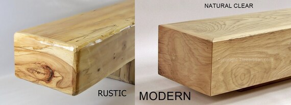 Hickory Fireplace Mantel Mantle Floating Shelf Rustic or - Etsy UK