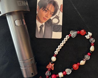 Enhypen light stick/phone wristlet strap