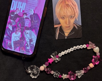 P1Harmony light stick/phone wristlet strap