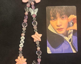 Tomorrow X Together light stick/phone wristlet strap