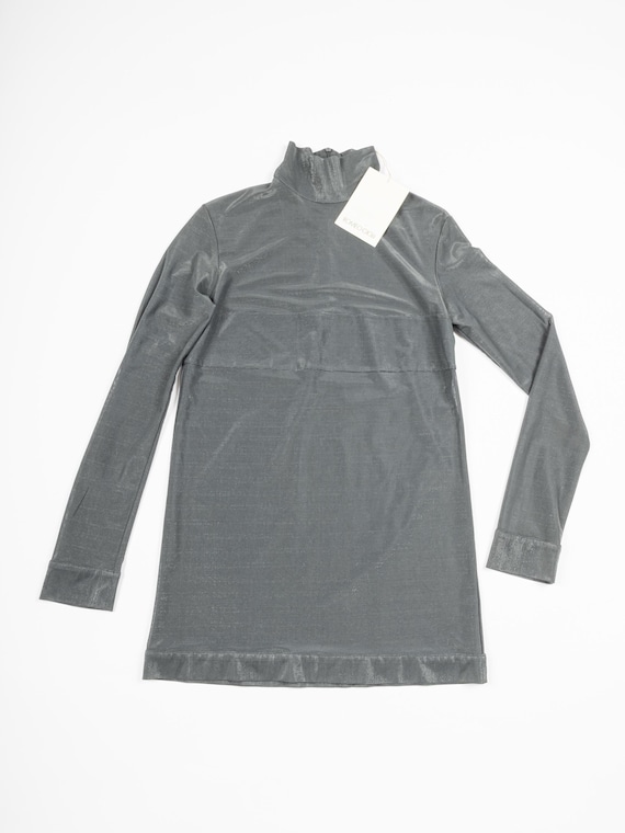 Romeo Gigli, Mini dress/maxi maglia Romeo Gigli FW 1998/99 deadstock metallic