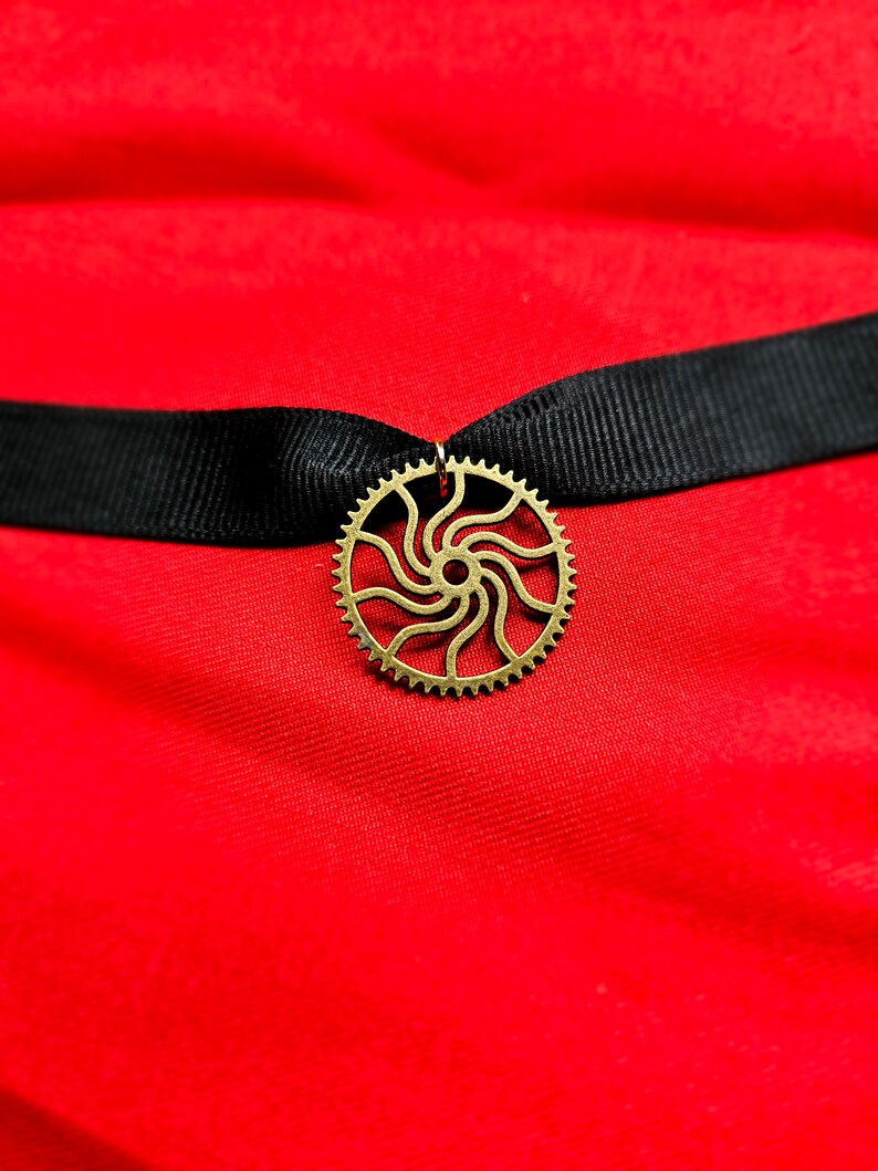 Steampunk Ribbon Steampunk Ribbon Choker - Etsy