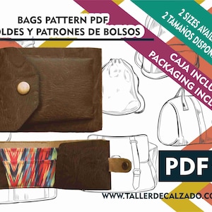 POLO - billetera, monedero y cartera patrones de bolsos y mochilas - patrones de costura- digital - marroquineria -