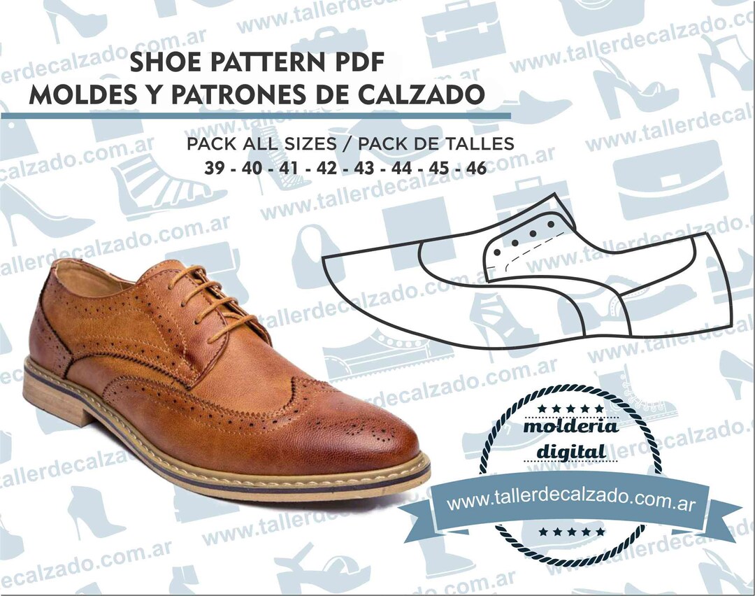 Patrones de calzado DAKOTA 6381X Moldes de zapatos