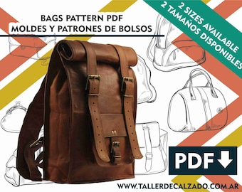 BLAS - Bag pattern - backpack pattern - 2 sizes available  sewing pattern - download PDF - digital pattern - DIY