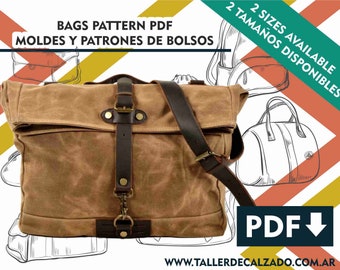 HANS - Bag pattern - backpack pattern - 2 sizes available  sewing pattern - download PDF - digital pattern - DIY