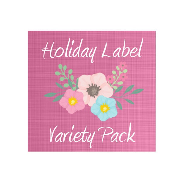 Storage container decal, labels, organization, Christmas, Halloween, Thanksgiving, Birthday, storage decal, 4th of July, Easter,