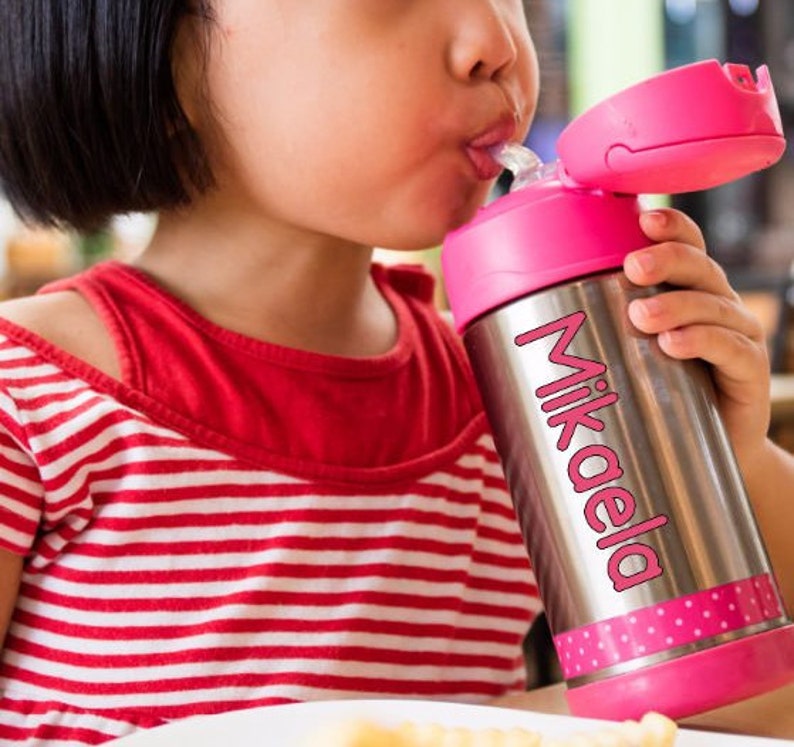 Name Decal for Cups Custom Name Decal Water Bottle Decal Etsy